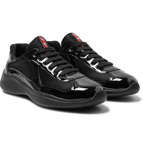 black prada cup|Prada americas cup sneakers black.